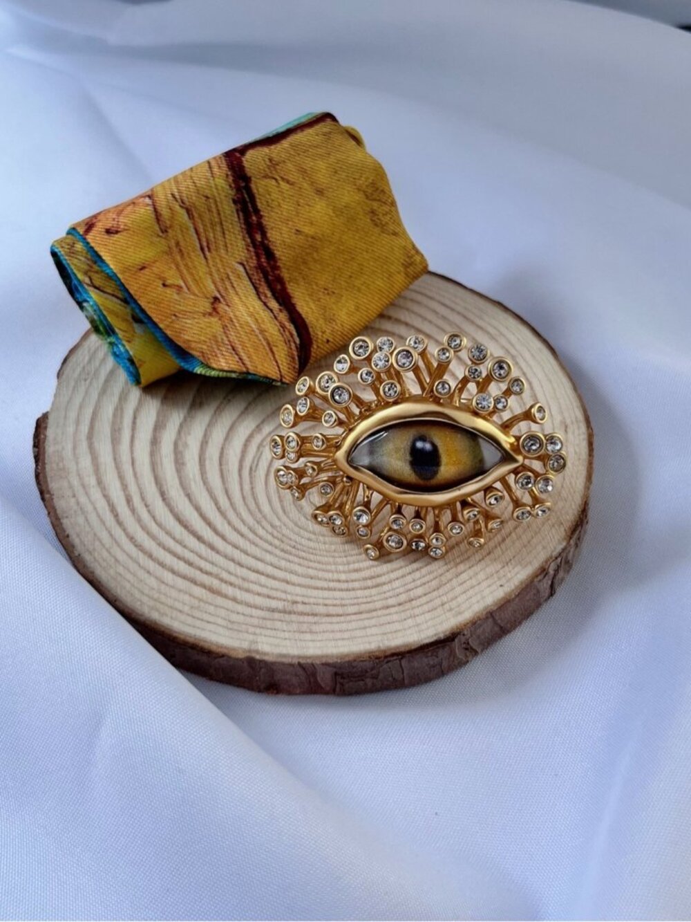 Schiaparelli Devil Eye Open Ring